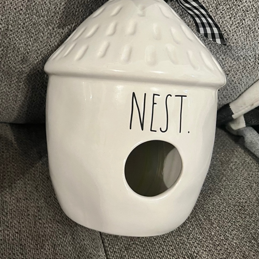 Rae Dunn bird house